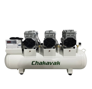 کمپرسور چکاوک 70 لیتری سه موتور 1680W